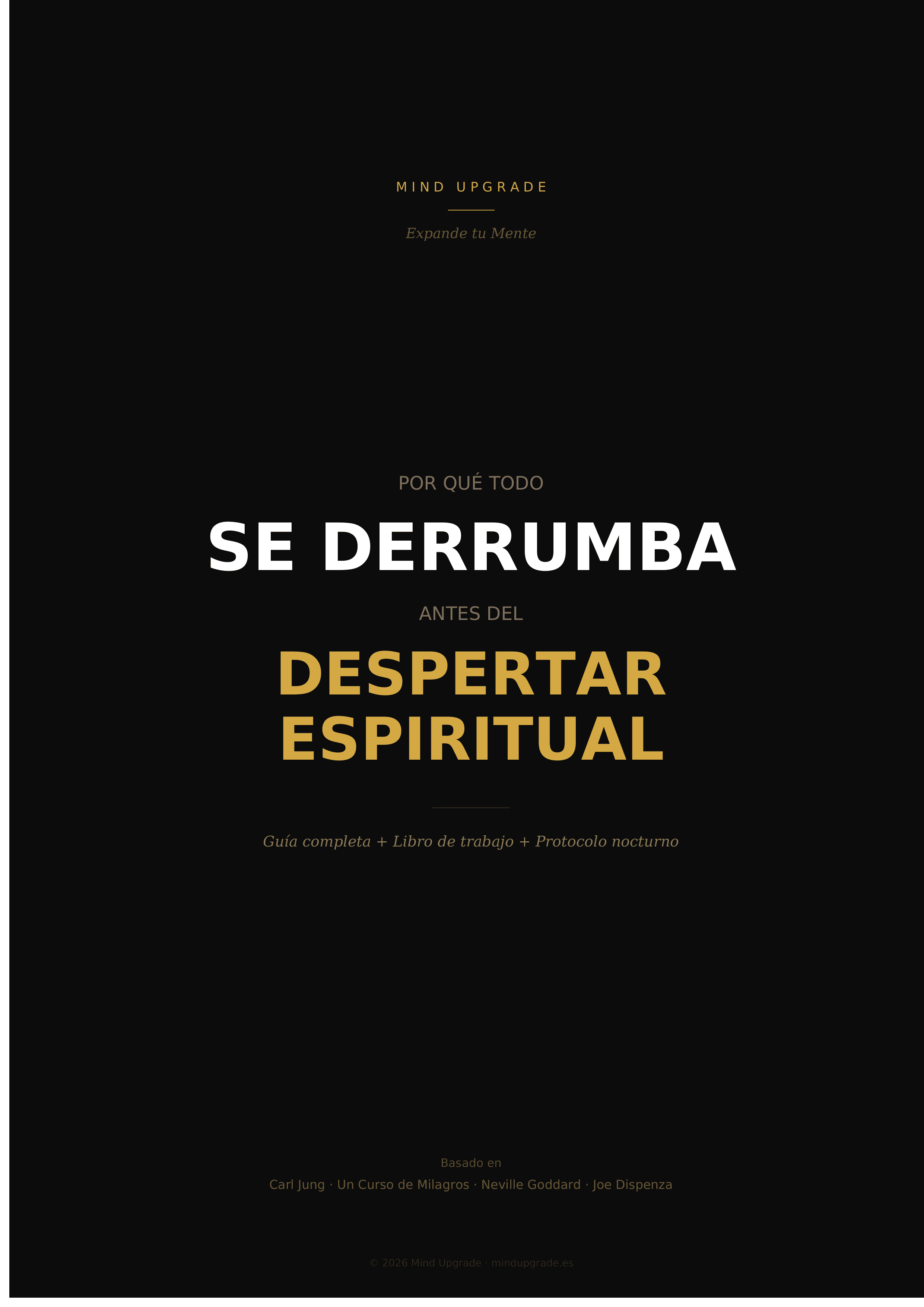 Portada interior de «Despertar espiritual»