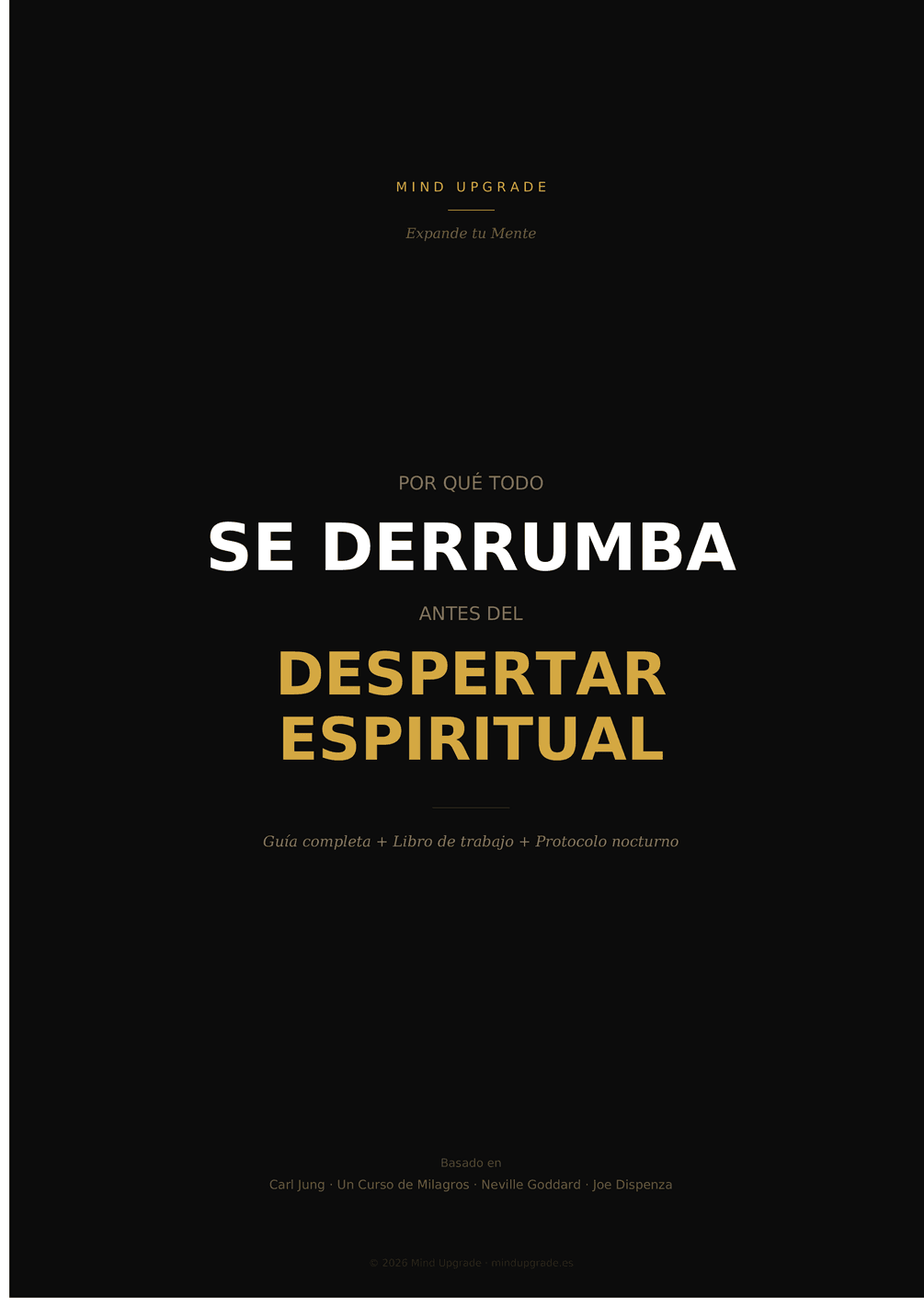 Portada Por Qué Todo Se Derrumba Antes Del Despertar Espiritual